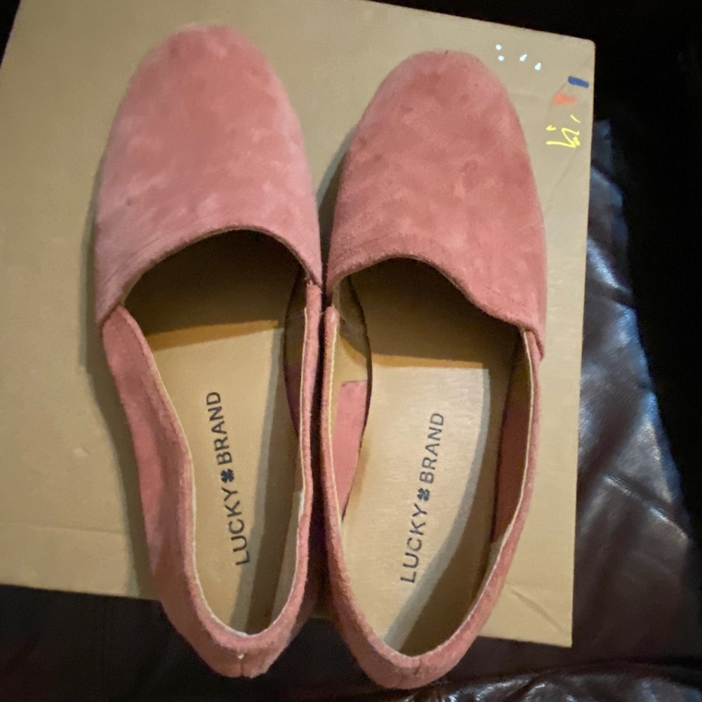 Lucky Brand Suede Slip On | sz 7